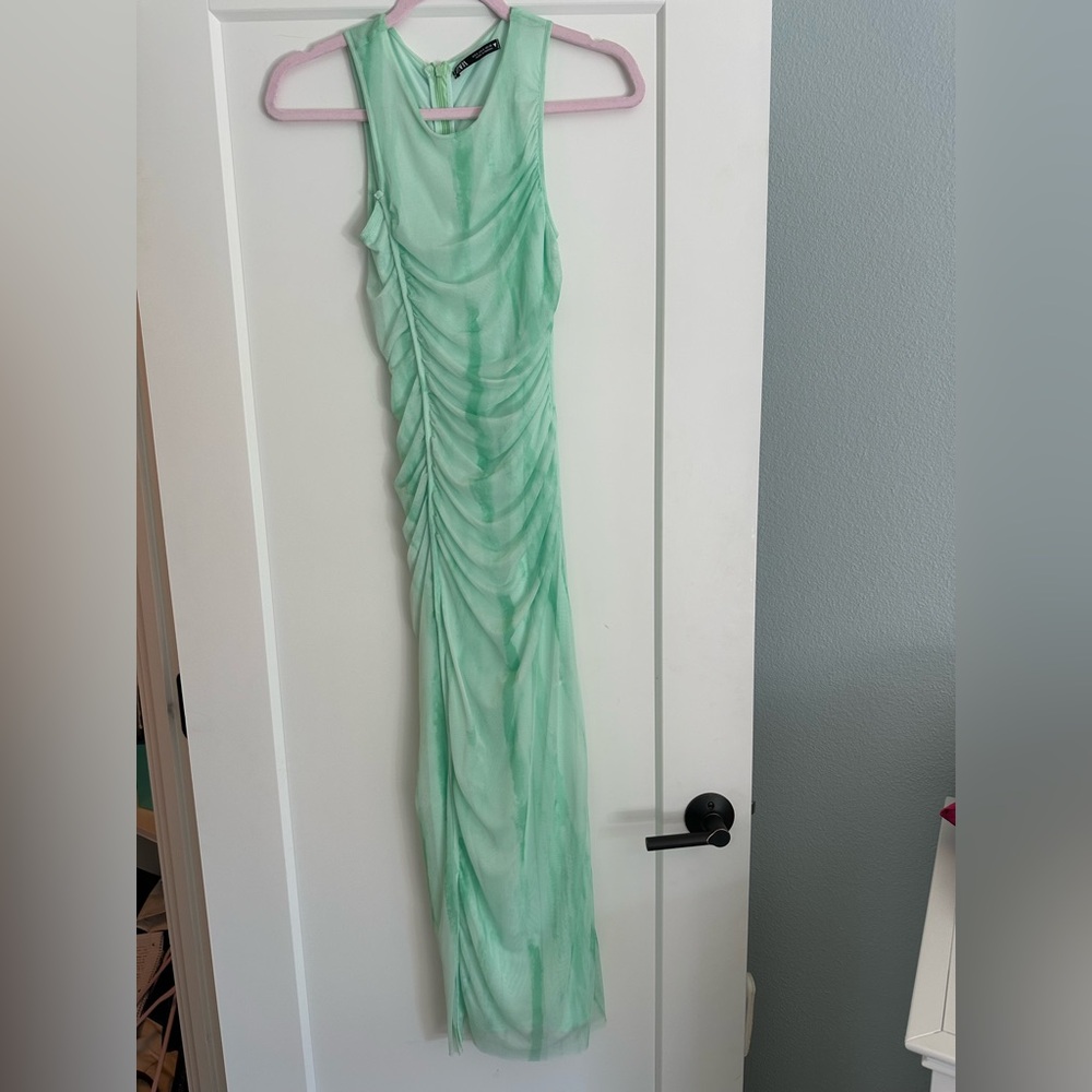 Zara Tulle Midi Dress - Picture 2 of 4